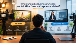 Ad film or corporate video