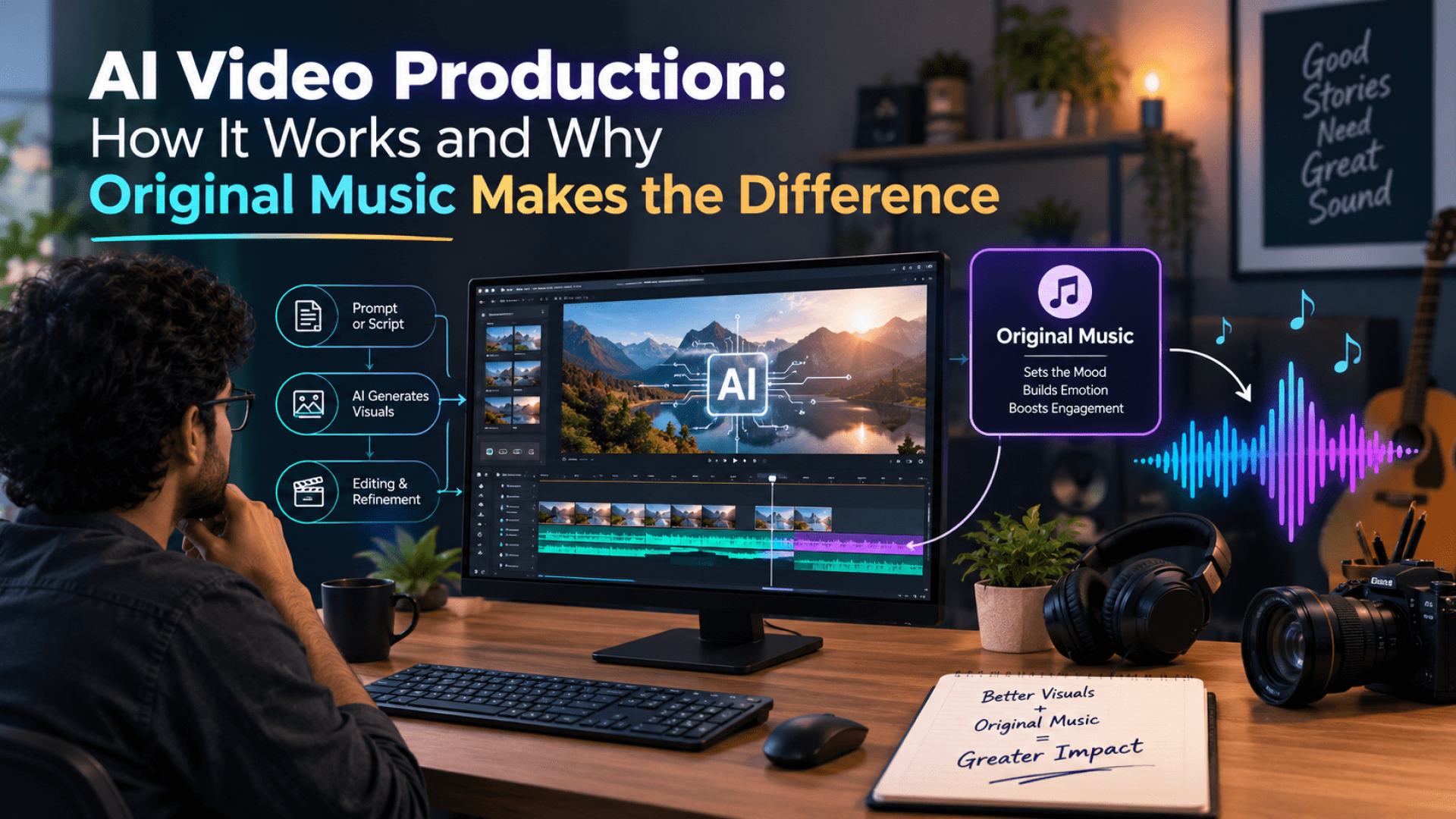 AI Video Production: How It Works and Why Original Music Makes the Difference